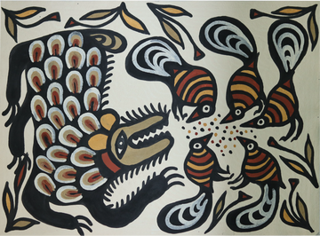 Sohrai Crocodile and Bird Gathering