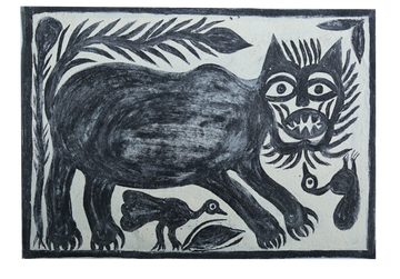 Khovar Wild Guardian Folk Art