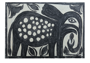 Khovar Spotted Elephant Folk Art