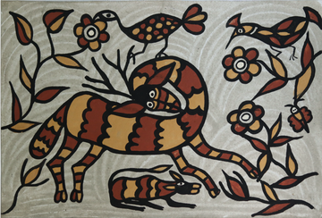 Forest Animal Folk Art