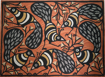 Sohrai Birds in Terracotta Grove
