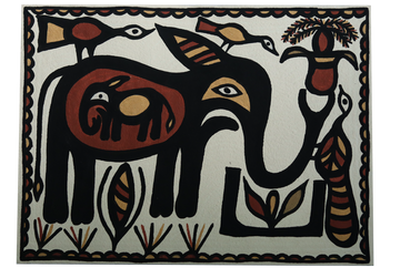 Sohrai Elephant Majestic Protection Artwork