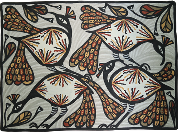 Sohrai Four Birds in Harmony