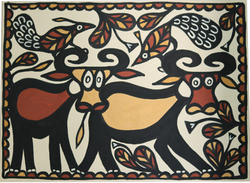 Sohrai Twin Bulls in Harmony