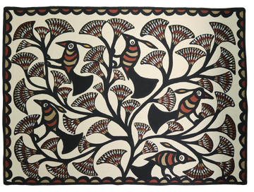 Sohrai Birds in Sacred Grove